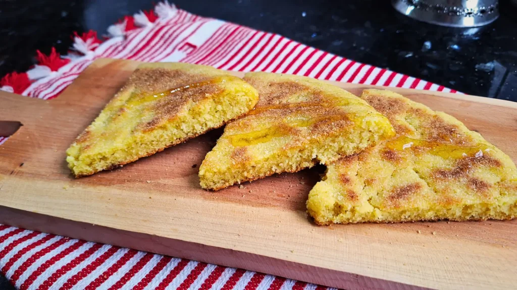 Easy Moroccan Harcha Recipe (No Milk) with Honey