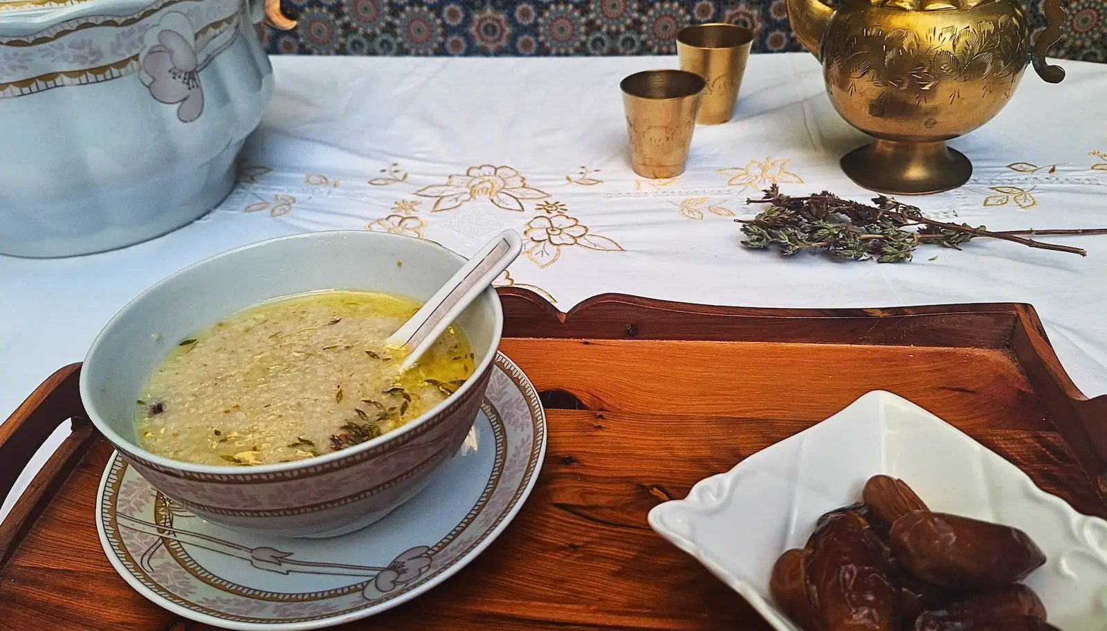 Moroccan Barley Soup (Hassoua)